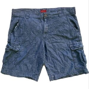 3/$20 Merona Blue Denim Cargo Shorts